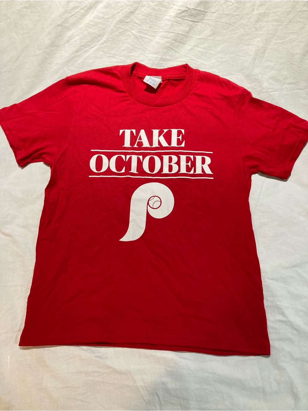 Philadelphia Phillies “Take October” T-shirt, Size YM, NWOT!
